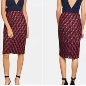BCBGMAXAZRIA Rosalina Navy/Red